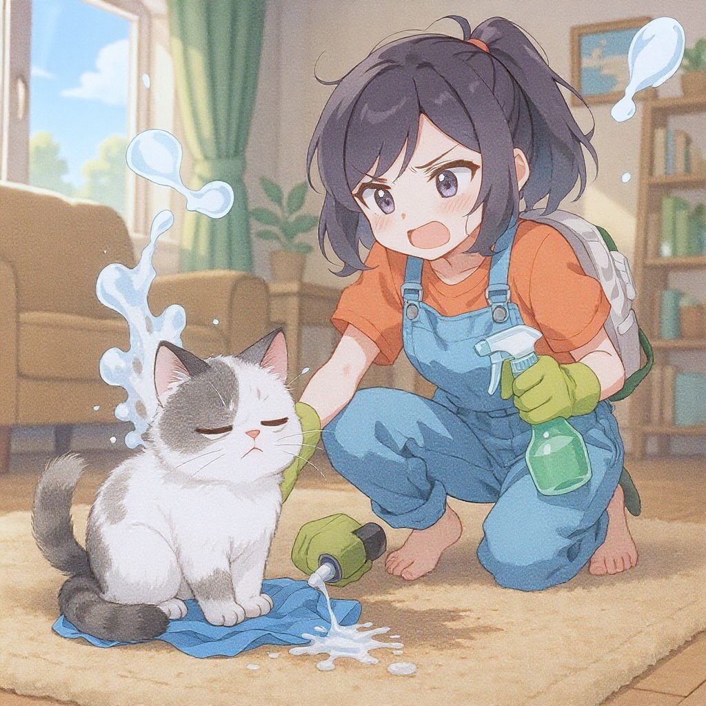 Как убрать запах кошачьей мочи на ковре: полный гид с секретами и лайфхаками