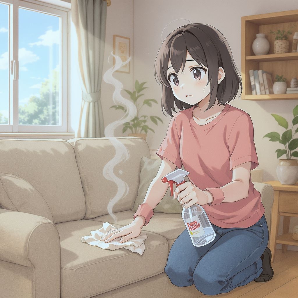 Как убрать запах мочи с дивана