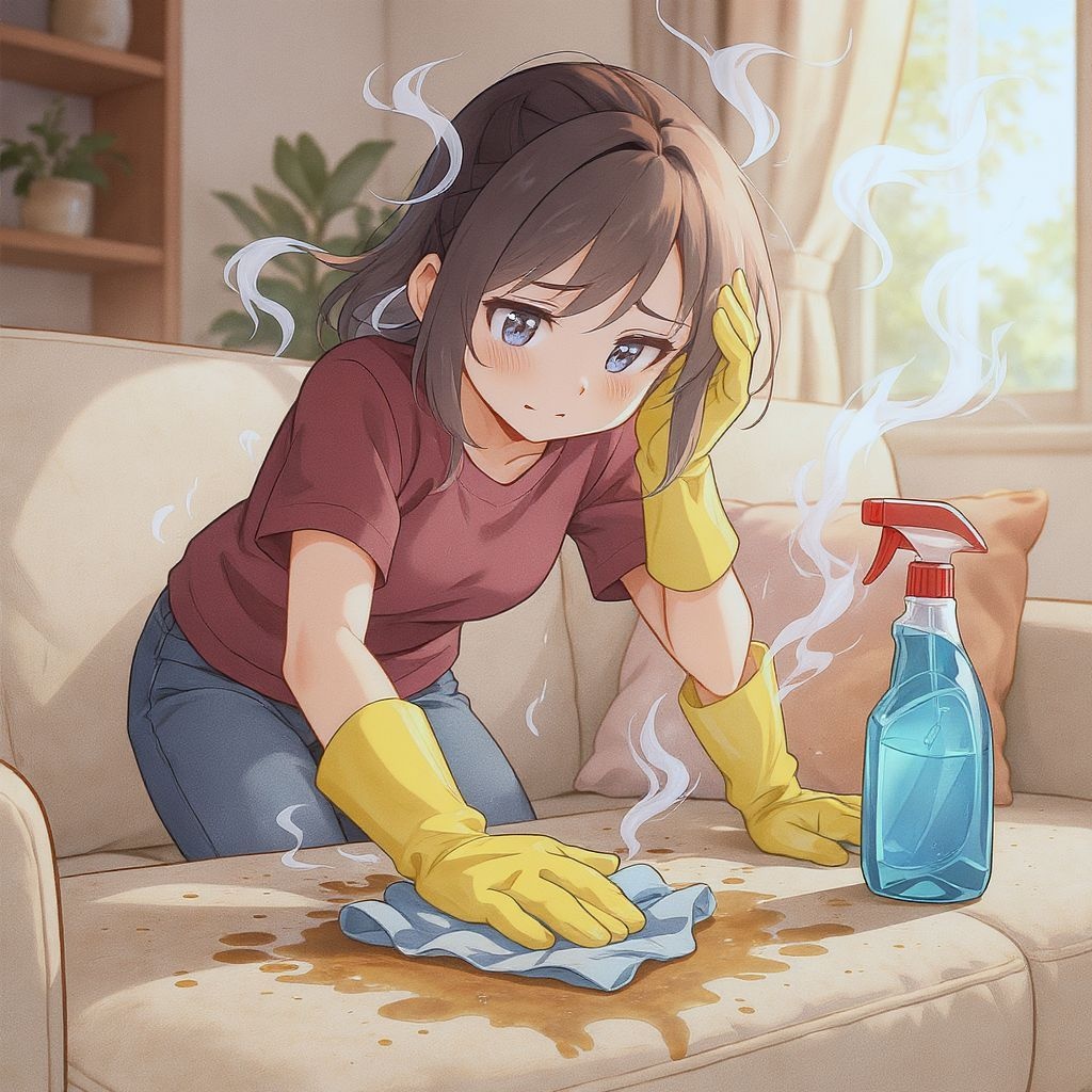 Как убрать запах рвоты на диване и избавиться от пятен навсегда