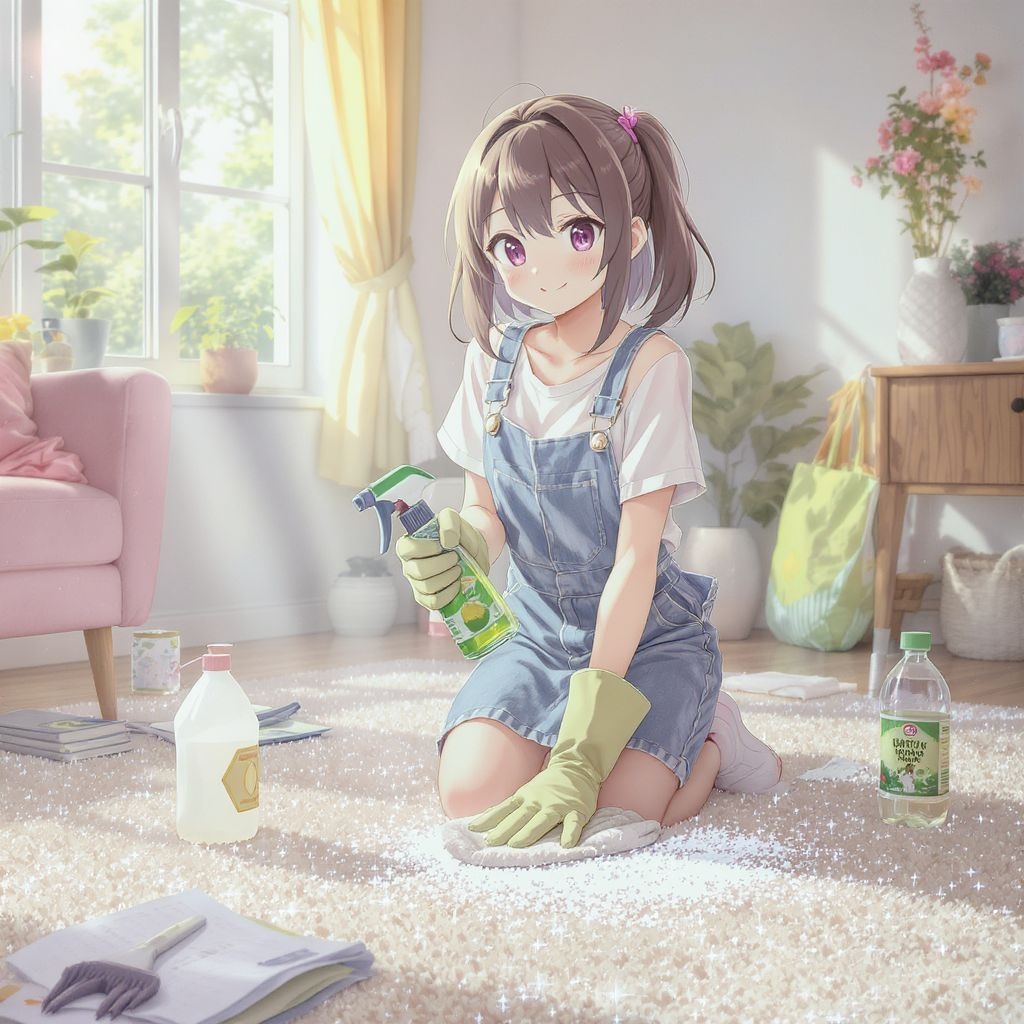 Как убрать запах с ковра уксусом своими руками