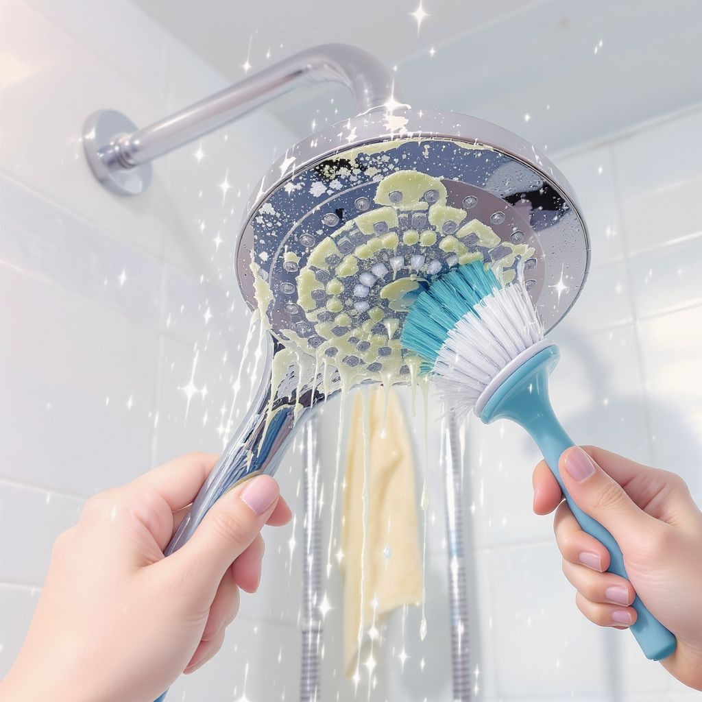 Как убрать засоренную душевую лейку и предотвратить накопление налёта