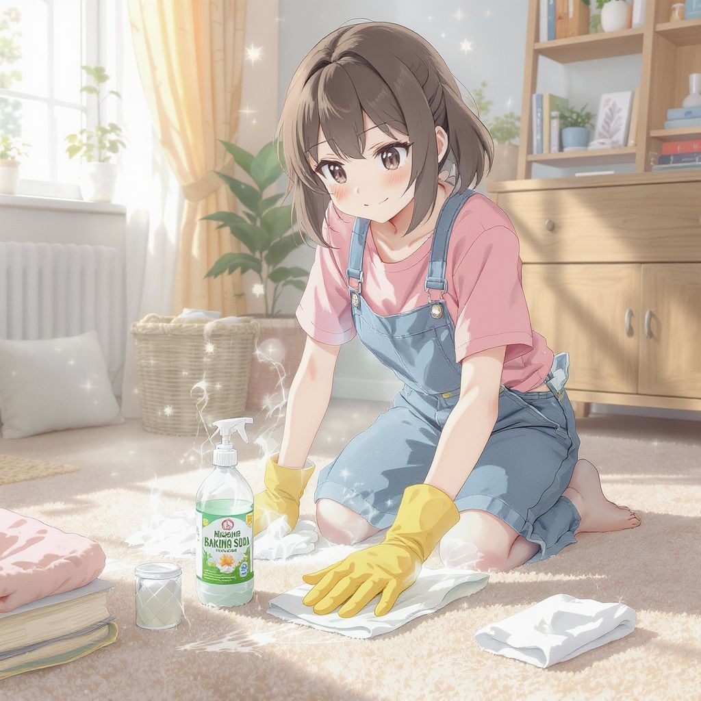 Как удалить неприятный запах с ковра своими руками