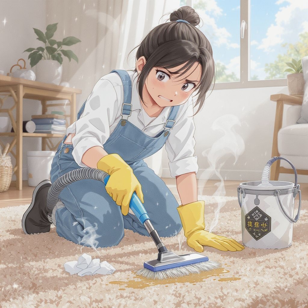 Как удалить запах кошачьей мочи с ковра своими руками