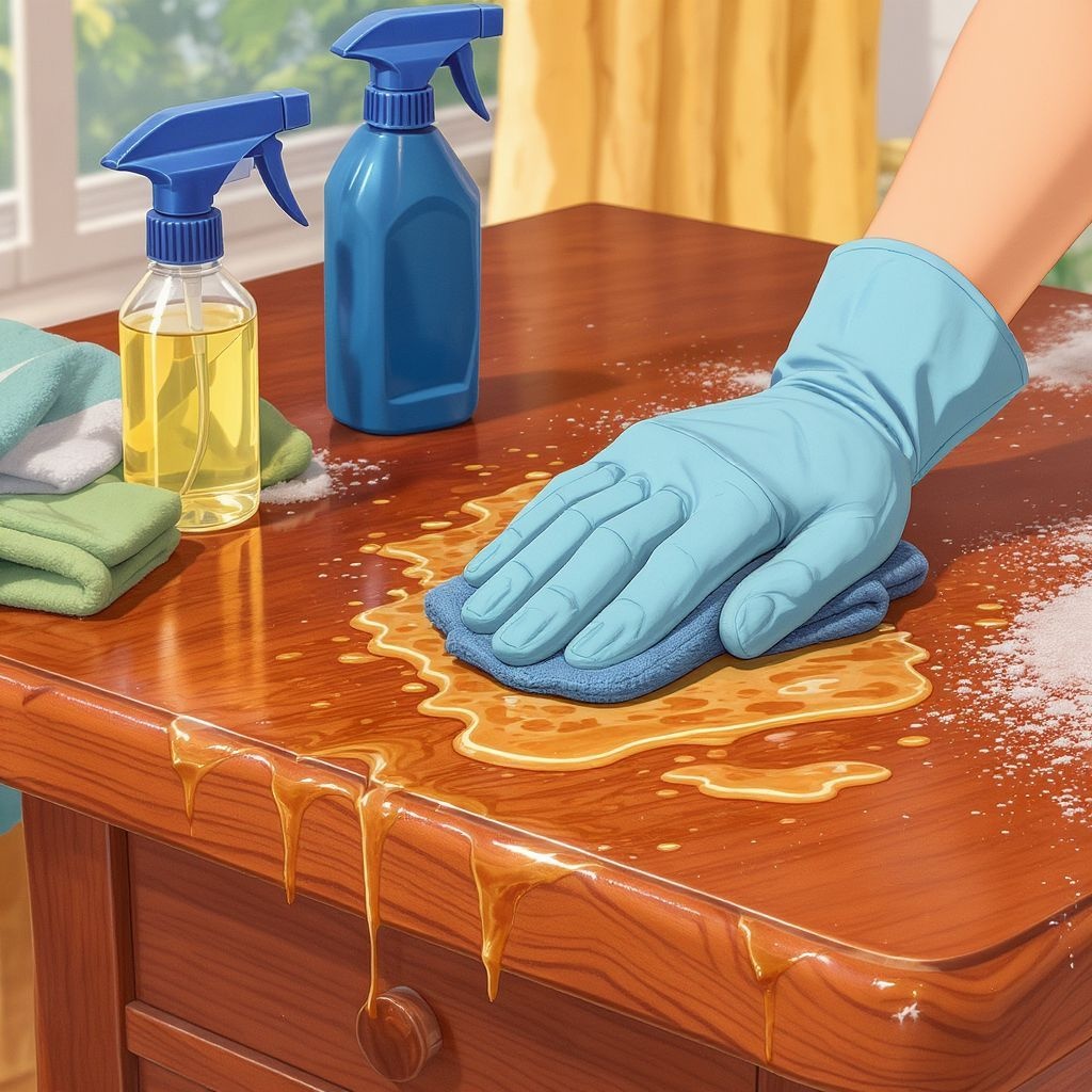 Как удалить жирные пятна с мебели Полный гид