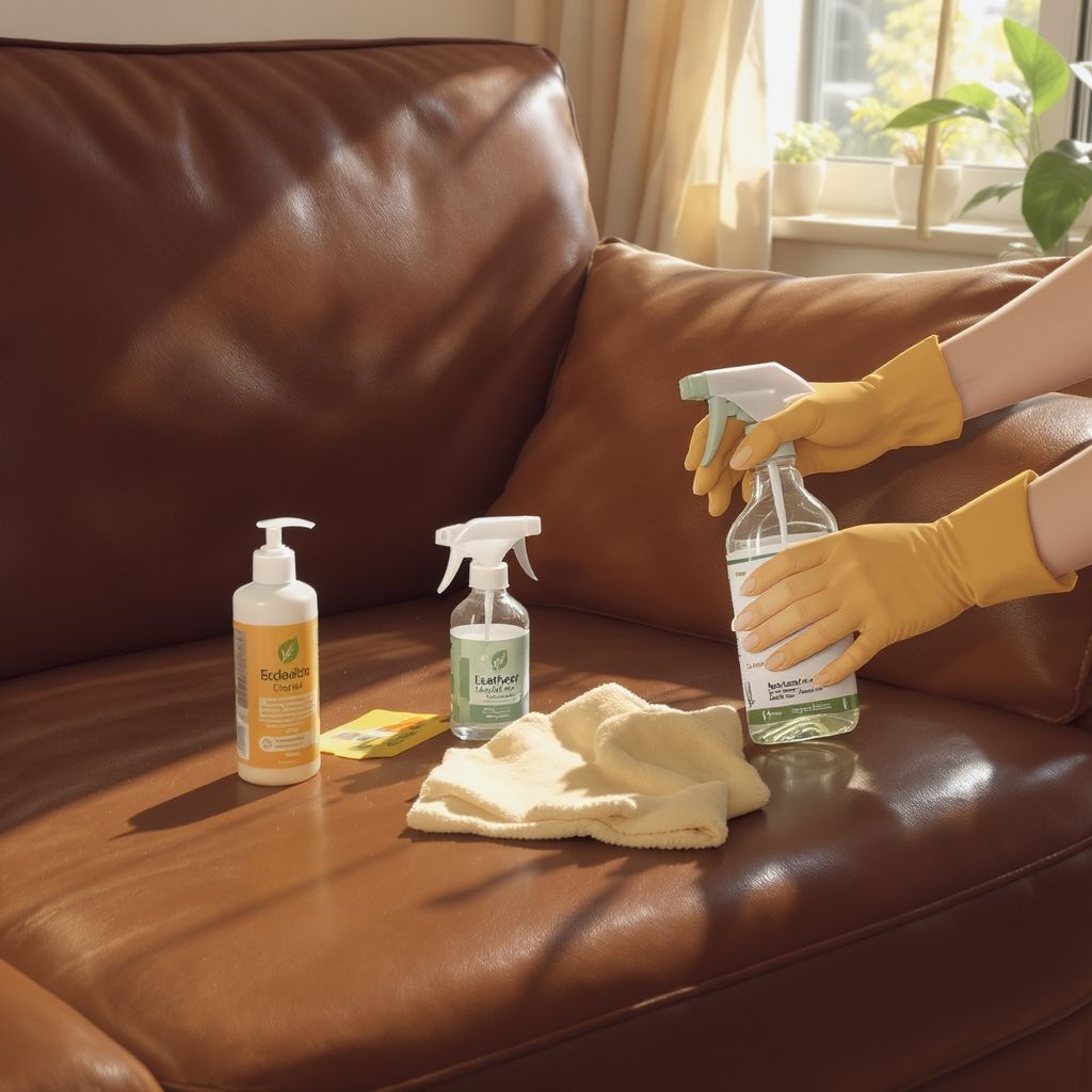 Как выбрать средство для чистки дивана из экокожи