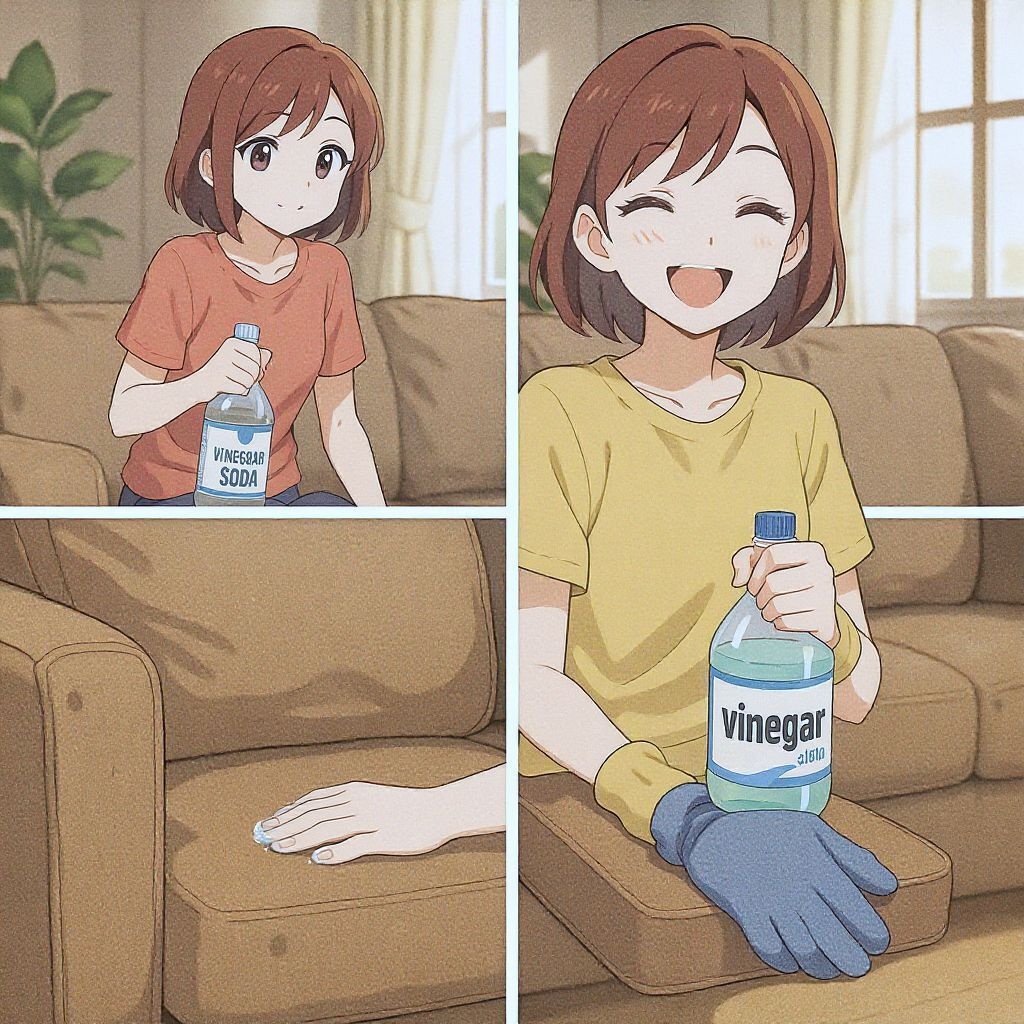 Как выбрать средство для чистки дивана с помощью уксуса и соды