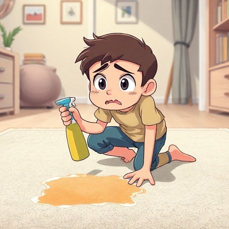 Как вывести пятно от йода с ковра своими руками