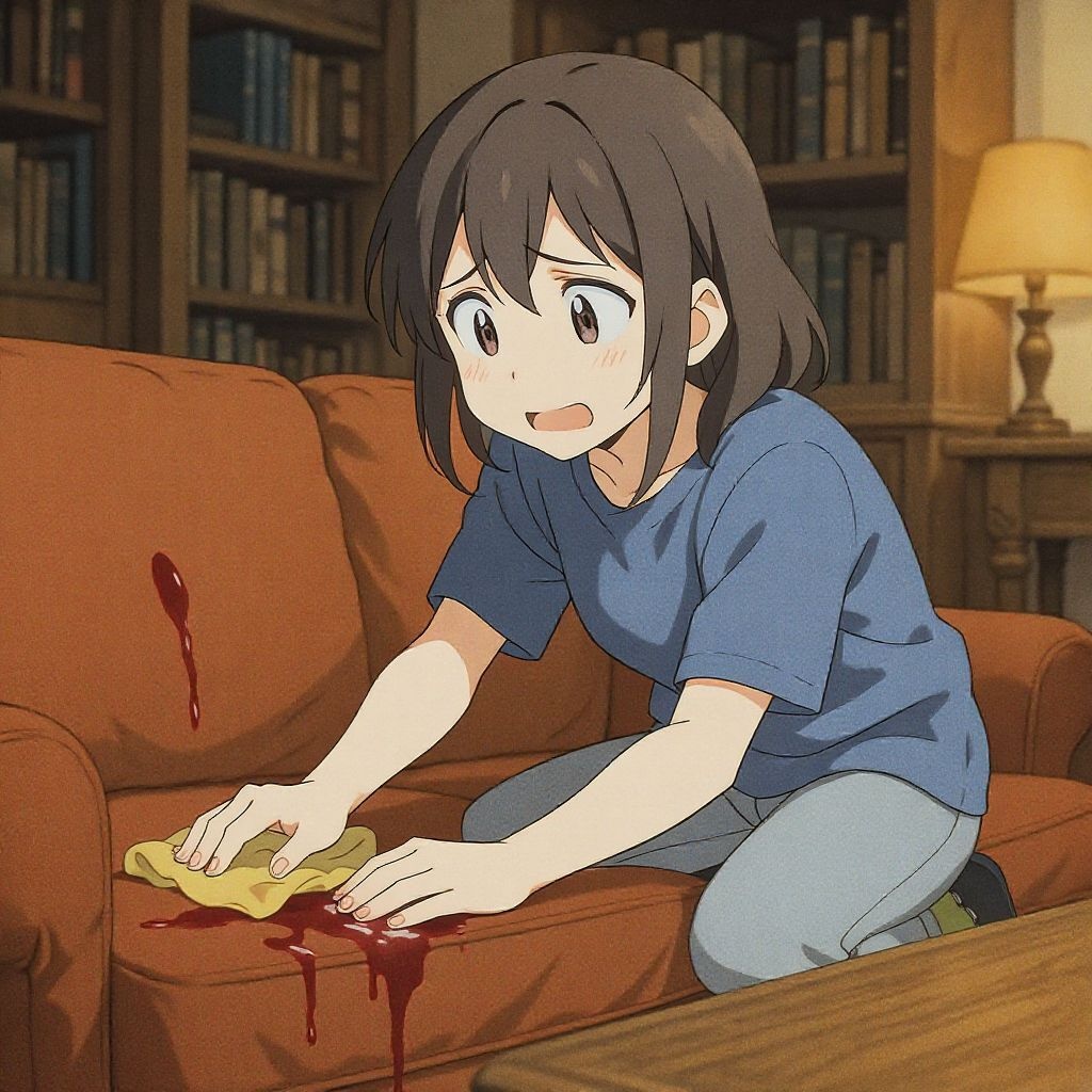 Как вывести пятно от крови с дивана и не превратить мебель в арт-объект