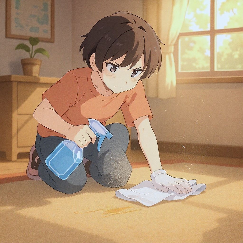 Как вывести запах мочи с ковра своими руками