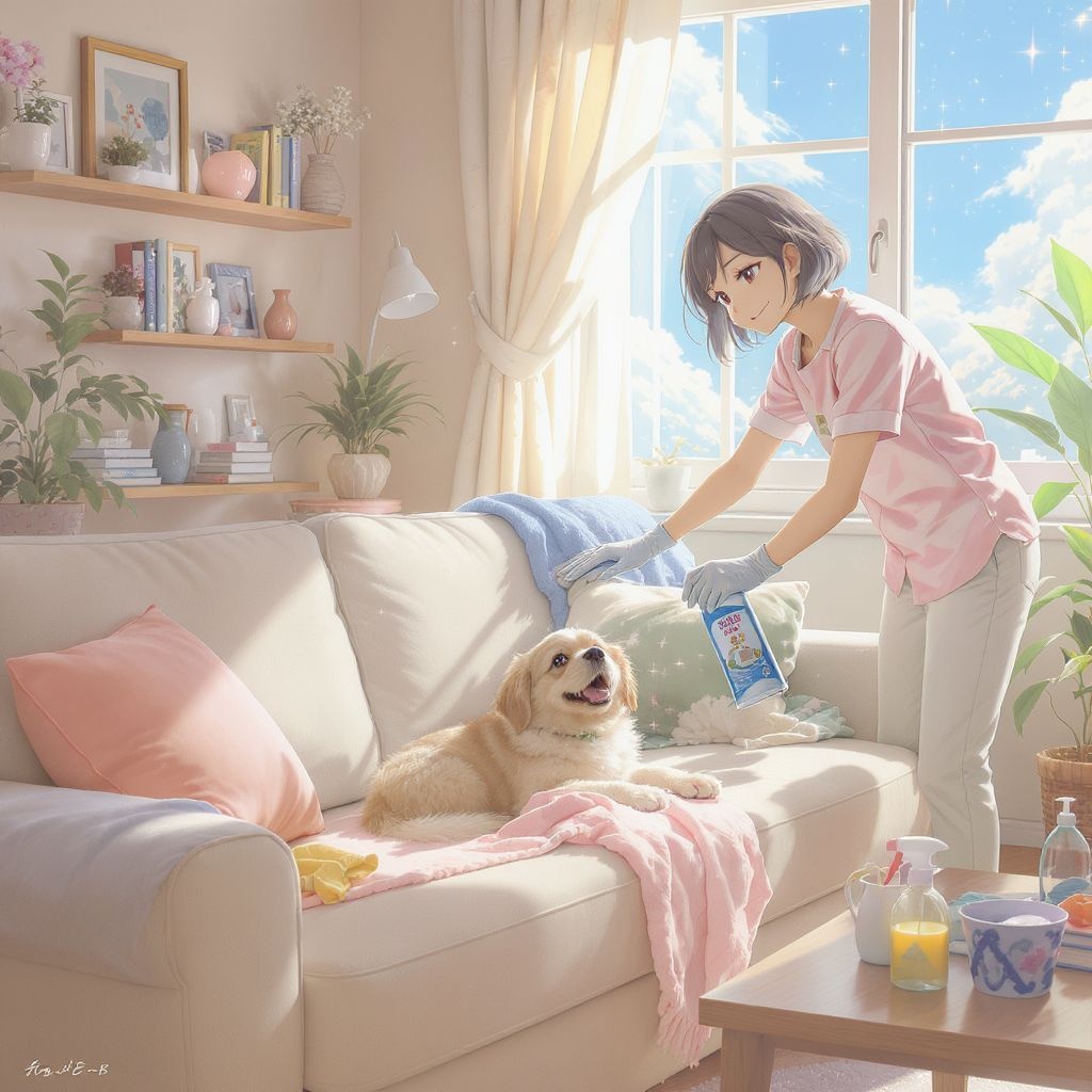 Как вывести запах собаки с дивана и вернуть свежесть мягкой мебели