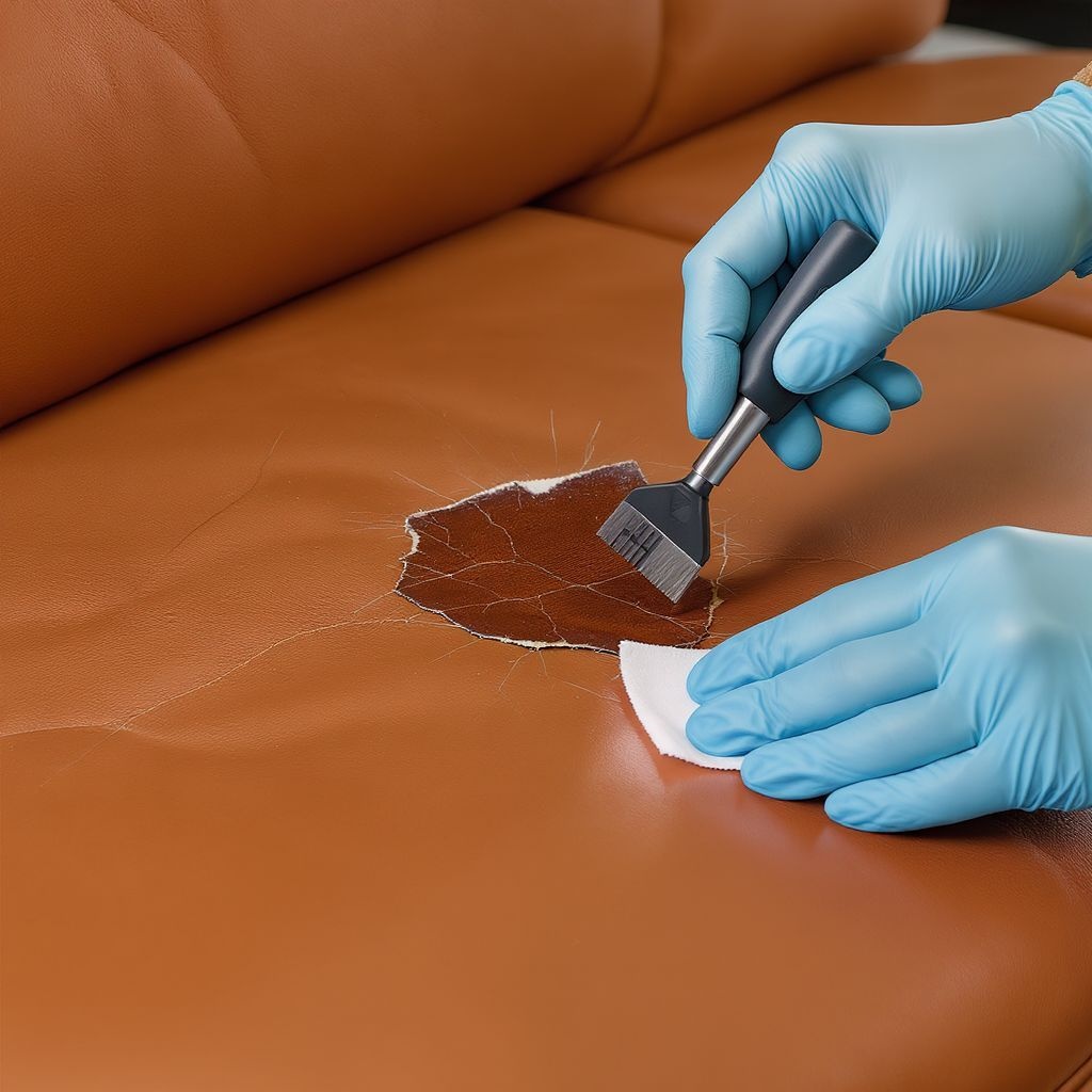 Как залатать кожаный диван и устранить повреждения