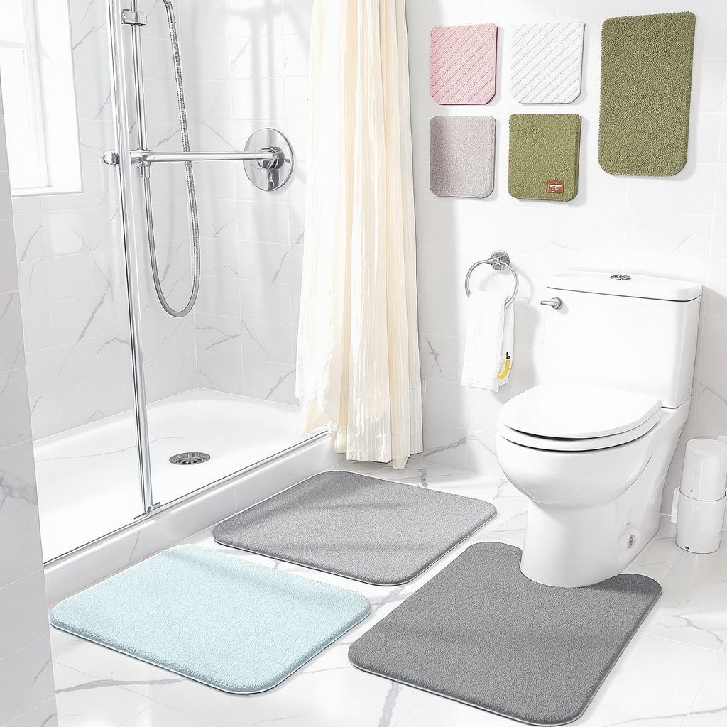 Противоскользящие коврики для душевых: как выбрать и на что обратить внимание