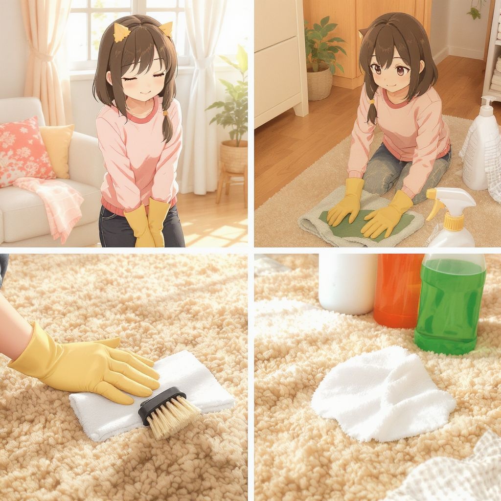 Средства для чистки ковров своими руками