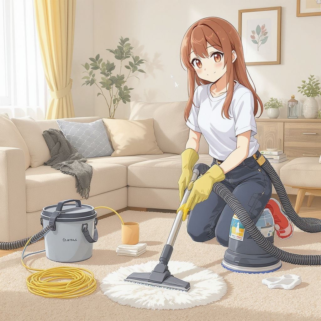 Сухая чистка ковров: средства и советы по уходу